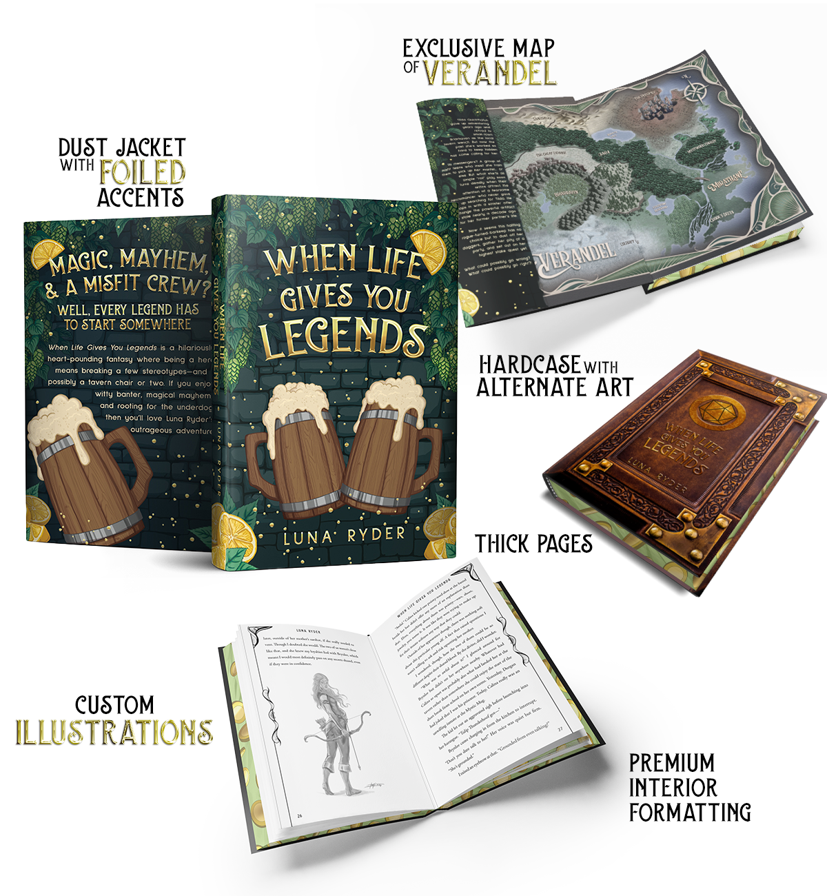 🧙♀️✨ WHEN LIFE GIVES YOU LEGENDS SIGNED SPECIAL EDITION HARDCOVER 🧙♀️✨