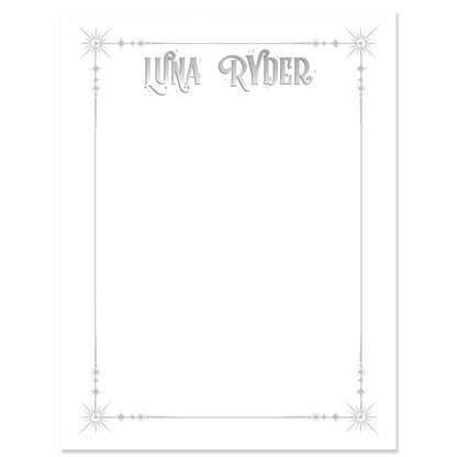 LUNA RYDER SIGNED BOOKPLATE