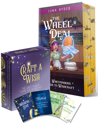 Image of the Wheel Deal Special Edition Paperback and the Craft a Wish Game